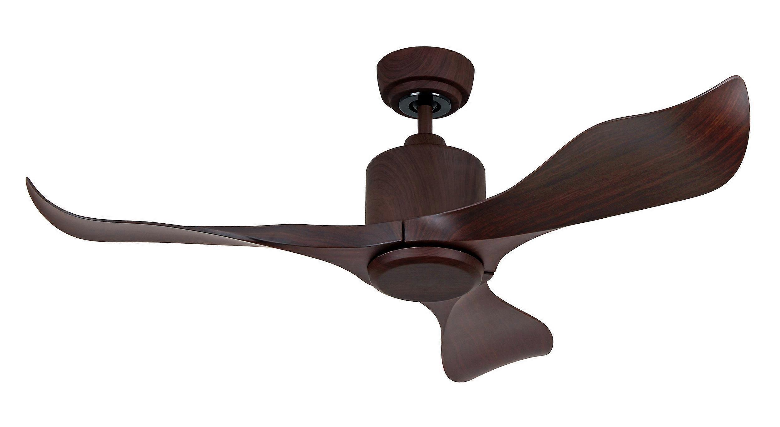 Energy-saving ceiling fan Eco Aviador Walnut 132 cm / 52" with remote control