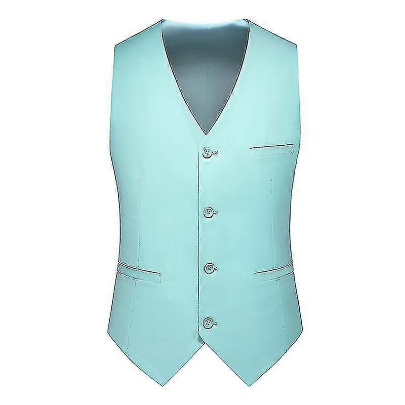 Vest Mens Fashion Casual High Quality Solid Color Slim Large Size