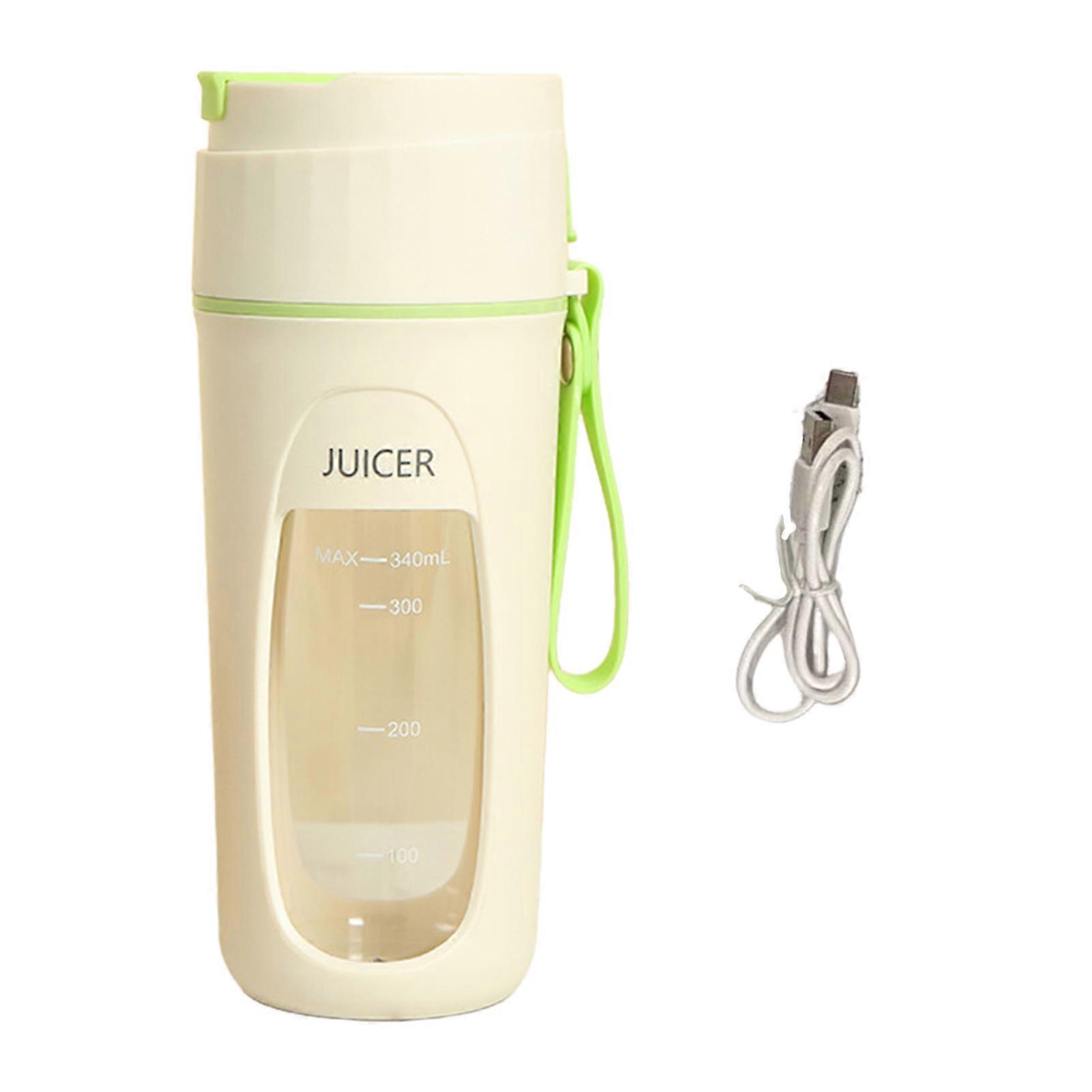 Electric Juicer Personal Blender with 50W Powerful Motor 22000Rpm High Speed BPA-Free USB Rechargeable Mini Fruit Juice Mixer
