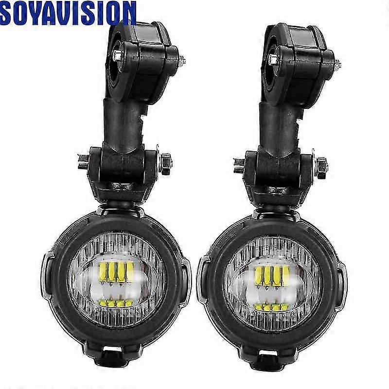 Exquisite Motorcycle Fog Lights For Bmw R1200gs Adv F800gs F700gs F650gs S1000xr K1600 Led Auxiliary Spotlight Assembly Driving Lamp 40w only Light...