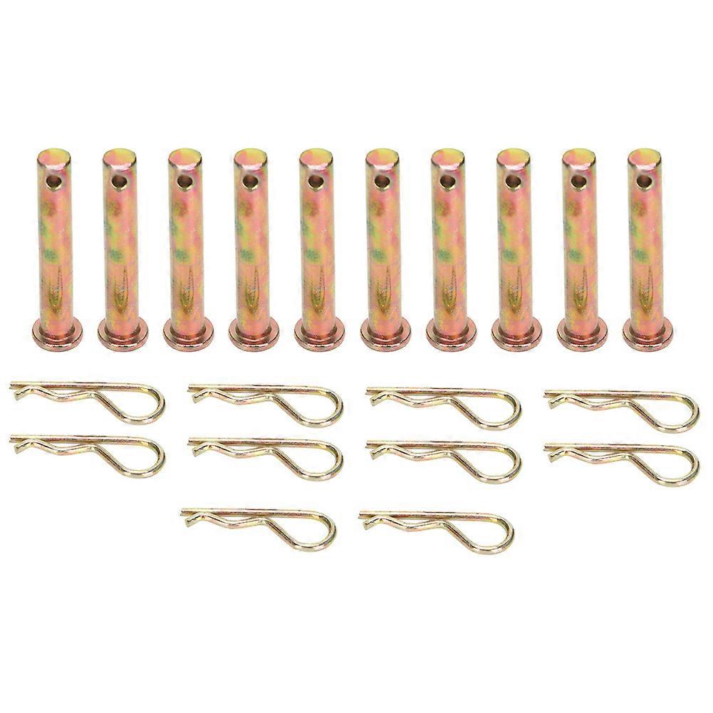 10set Farming Machine Air Cool Diesel Engine Accessories 8*50mm R Type Pin Set For 178f 186f