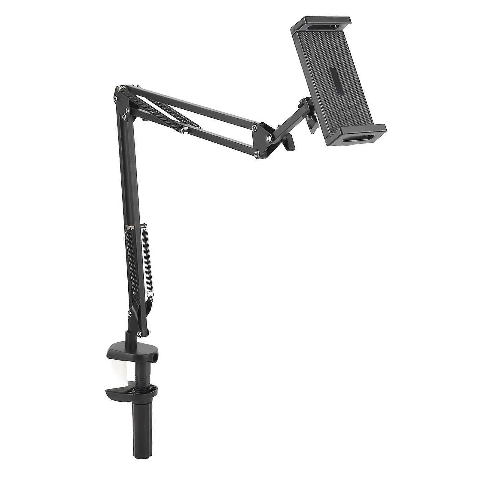 Phone Mount Holder Foldable Arm Adjustable Tablet Clamp Universal For Table Desk Bed