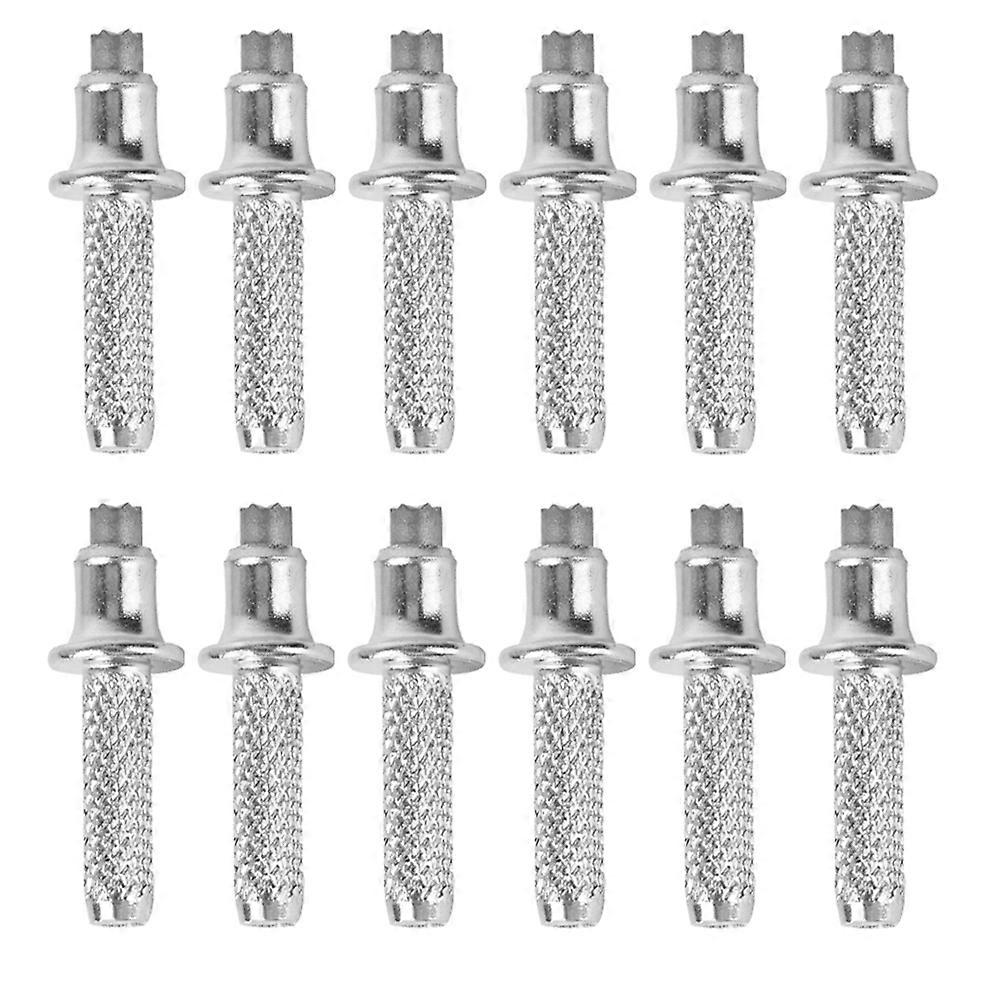 12pcs Alpenstock Tip Rod Stick Walking Pole Tips Accessory for Hiking Trekking
