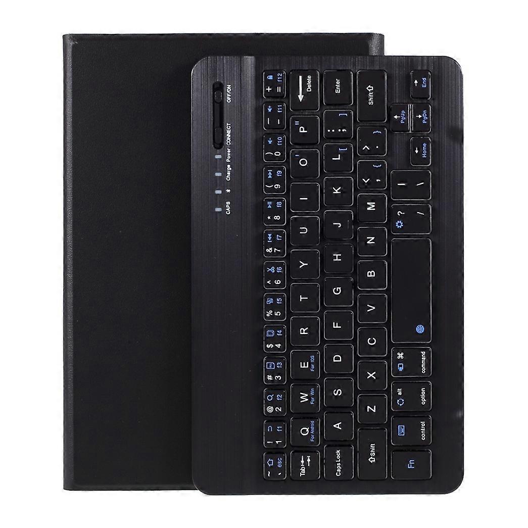 Detachable Bluetooth Keyboard Leather Stand Case for iPad Mini / Mini 2 / Mini 3 - Black