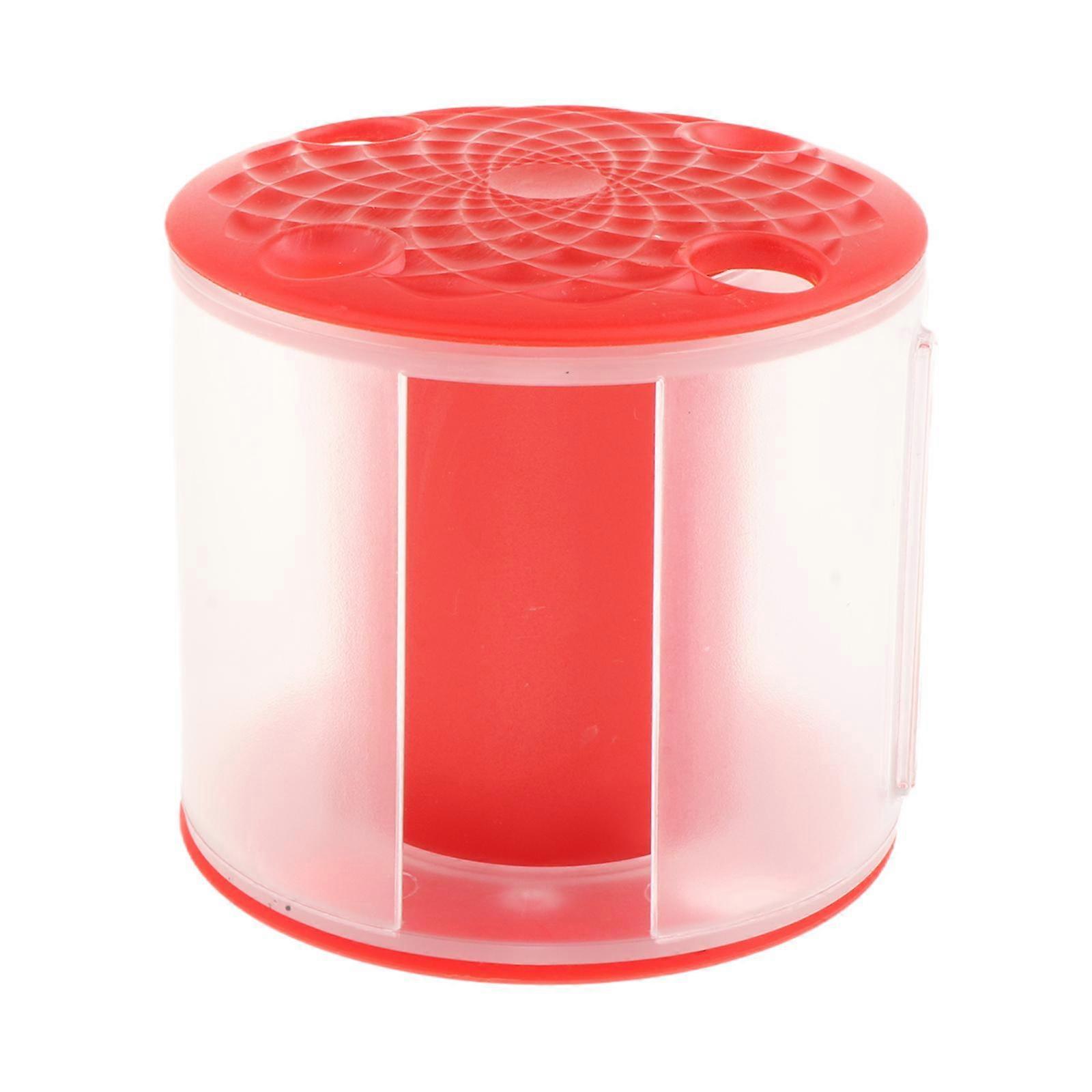 Storage Box Portable Easy to Use Rhythmic Gymnastics Ribbon Crafts Accessory Red