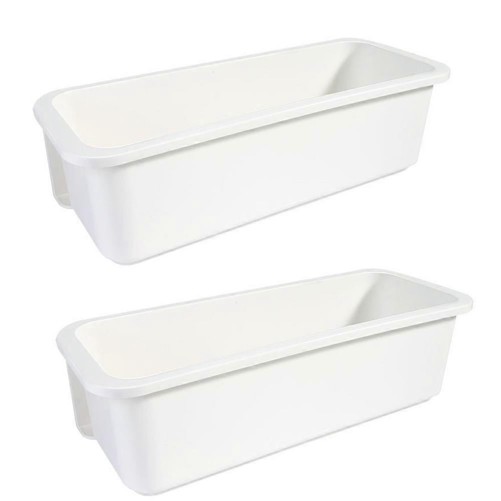 Drawable Cabinet Storage Box Bathroom & Kitchen Cabinets Storage Drawers Multi-Purpose Sink Organization White