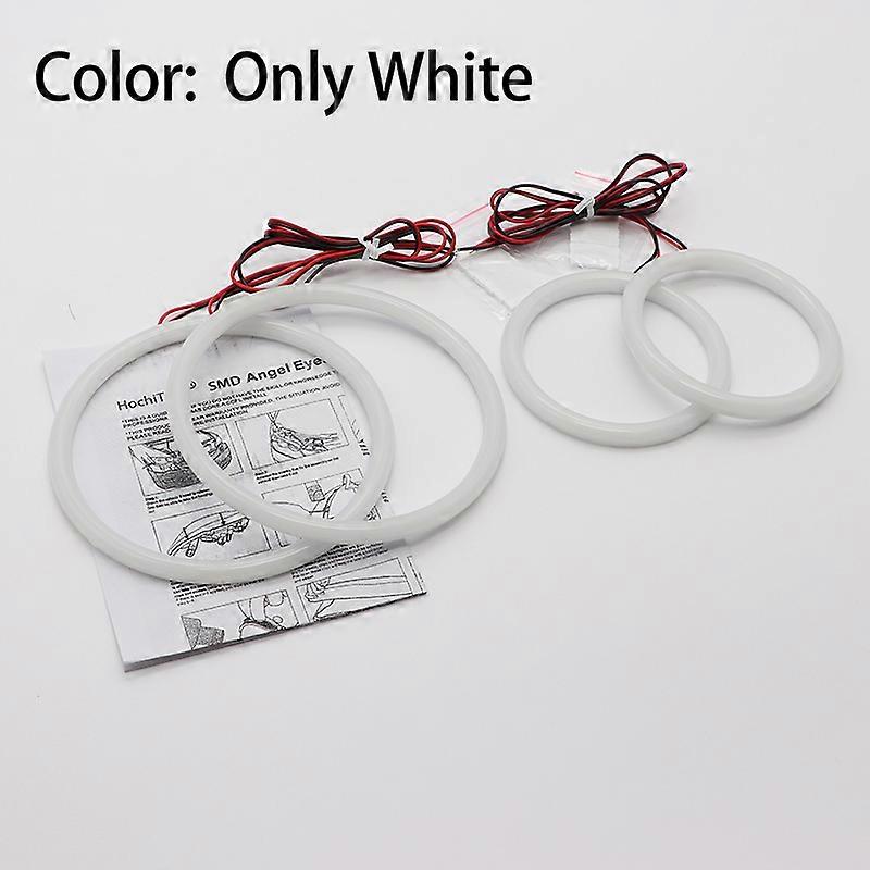 LED SMD القطن الخفيفة التبديل الملاك العين هالة حلقة DRL كيت لبي ام دبليو 3 سلسلة E91 E90 LCI 2009-2012 زينون المصابيح الأمامية