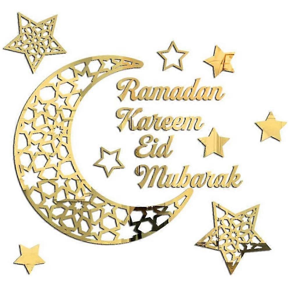Ramadan Kareem Stickers Decorations Wall Eid Mubarak For Home Decor ...