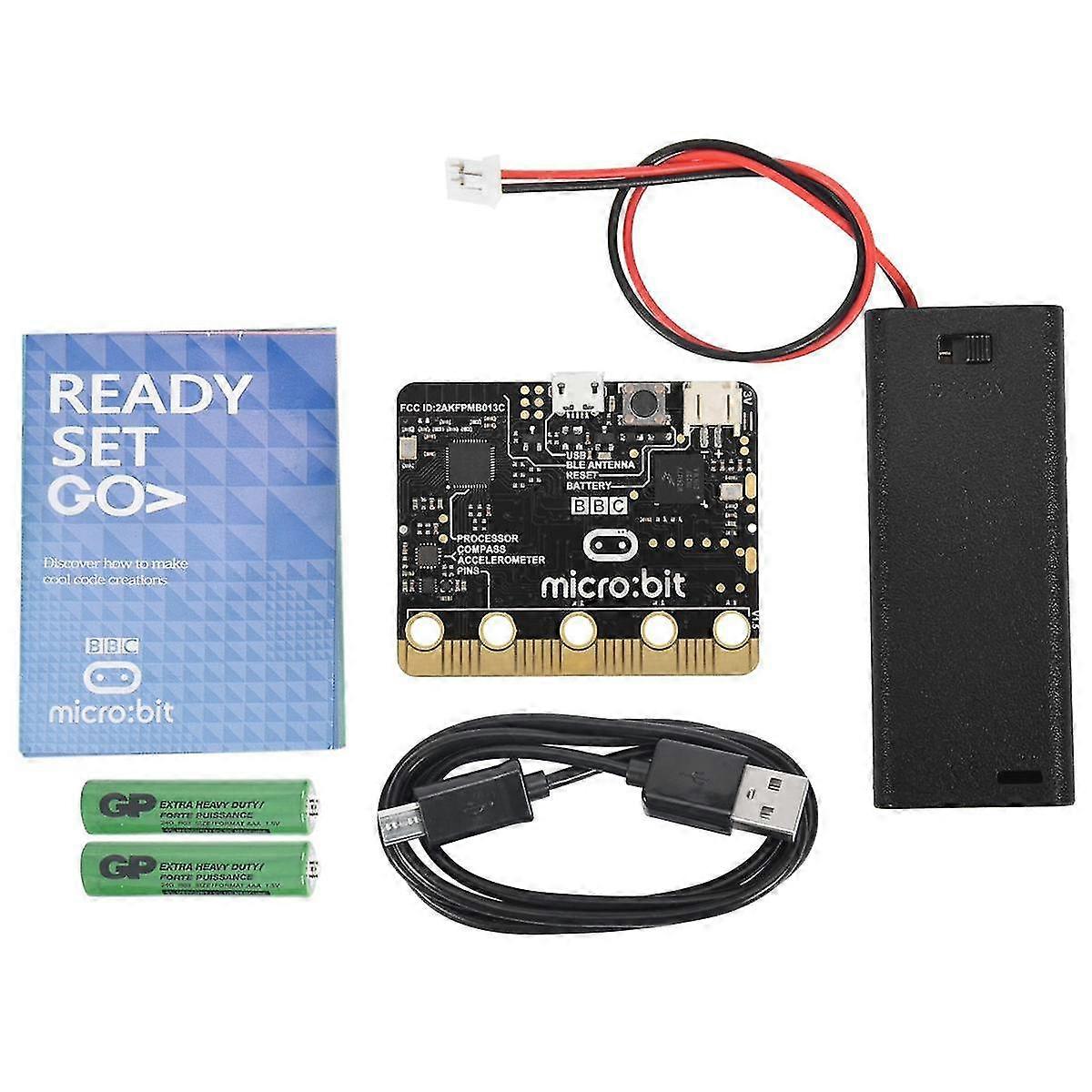 Microbit Go Kit Bbc Smart Car Kit/qtruck/python Education Microbit Supports Ai And Machine Learning