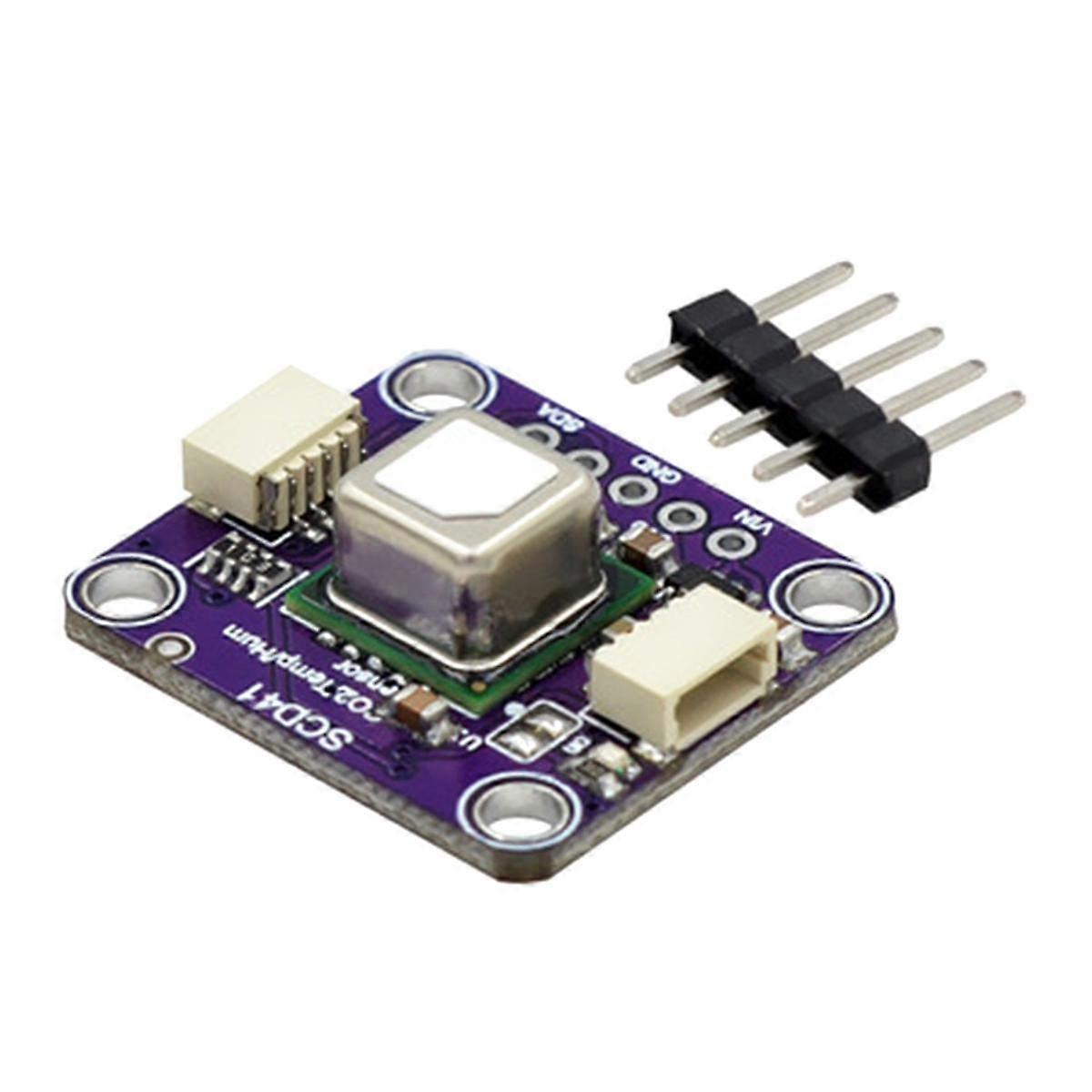 SCD41 Gas Sensor Module Detects CO2 Carbon Dioxide Temperature and Humidity in One Sensor I2C Commu