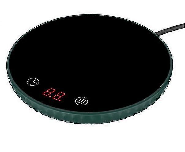 Mini Smart Thermostatic Heating Coaster With Timing,lcd Display