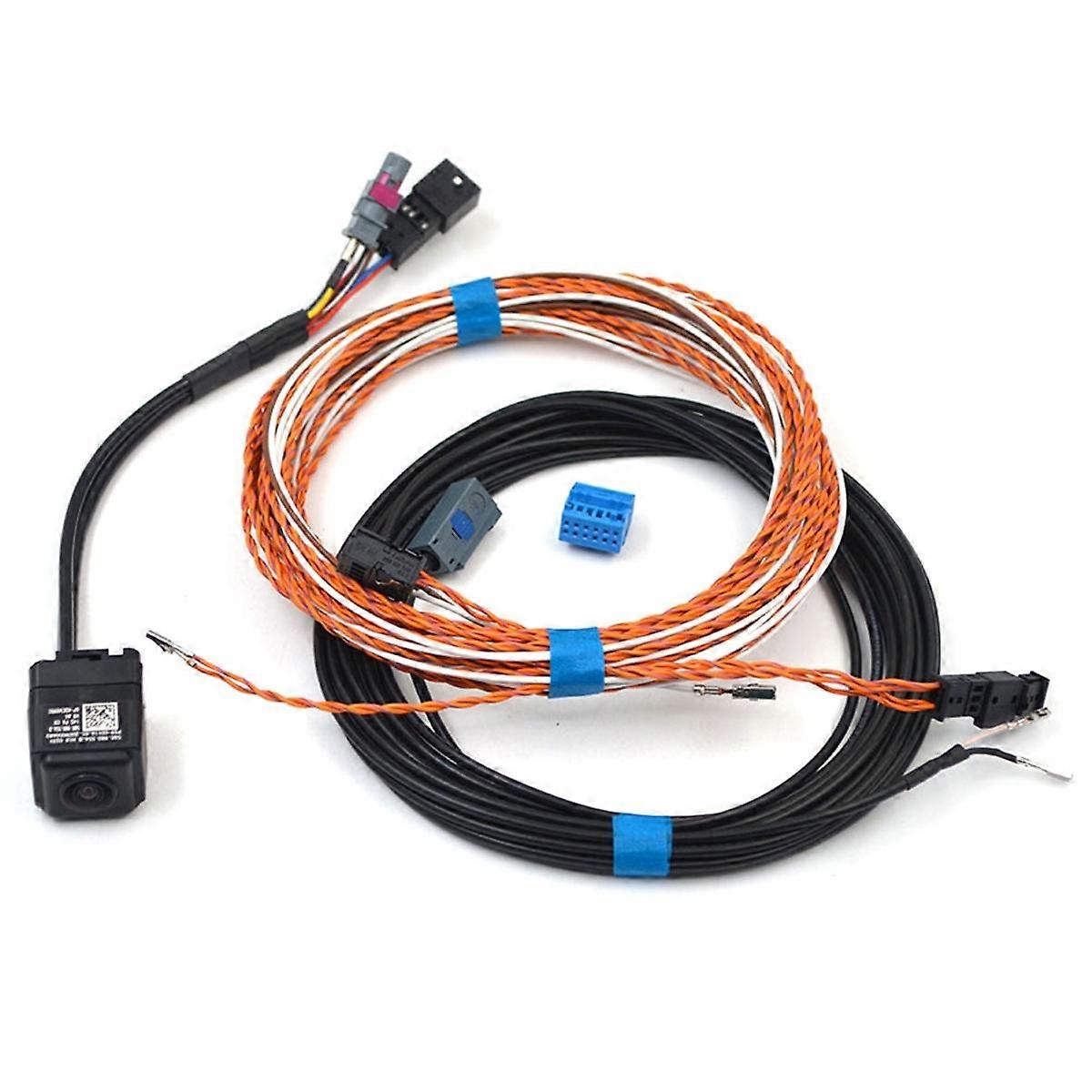 For A3 High Track Connection Cable Reverse Image Camera Kit 5Q0980556B Boot Flaps Reverse Camera