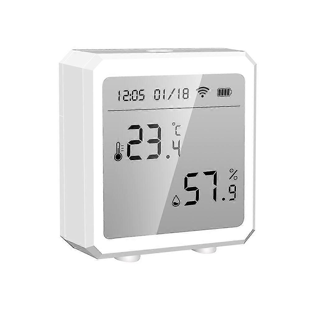 Smart WIFI +Bluetooth Temperature And Humidity Sensor Indoor Hygrometer Thermometer With LCD Display
