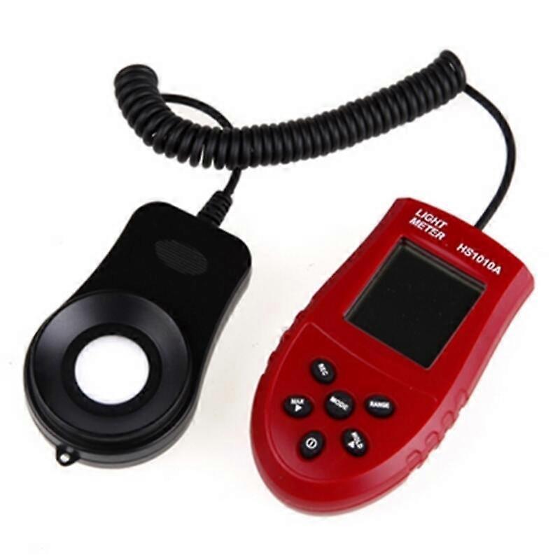 New 200 000 Lux Automatic HS1010A LCD Digital Split Light Luxmeter Tester Illumination Hand-Held Light Luminometer