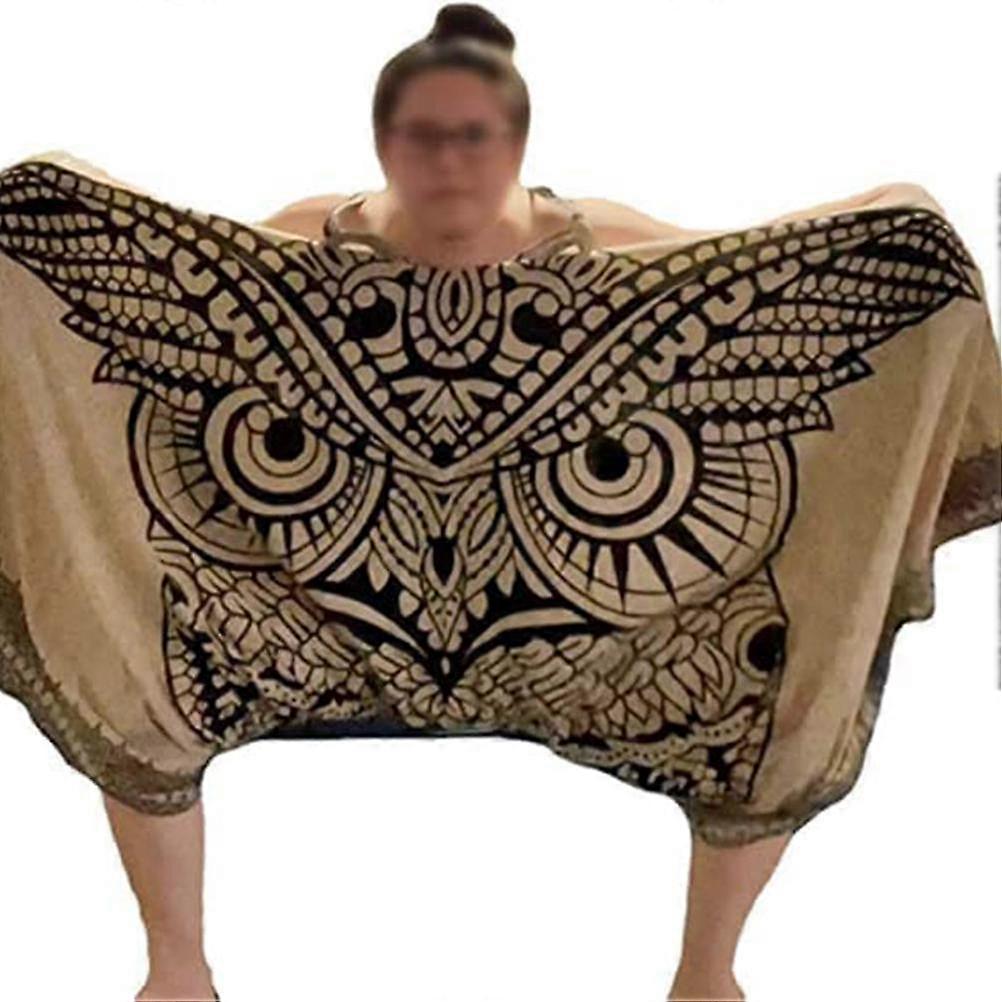 Owl Romper Dress for Women Funny V Neck Printed Romper Dress Spaghetti Strap Owl Face Jumpsuit