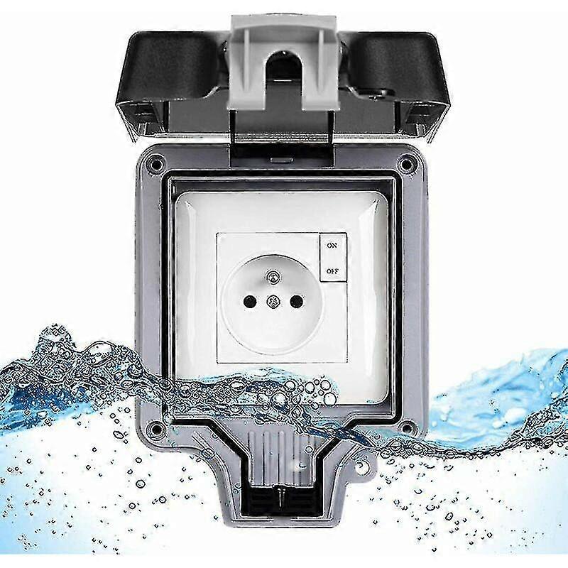 Outdoor Waterproof Socket Ip66 Outdoor Waterproof 16a (with Switch)