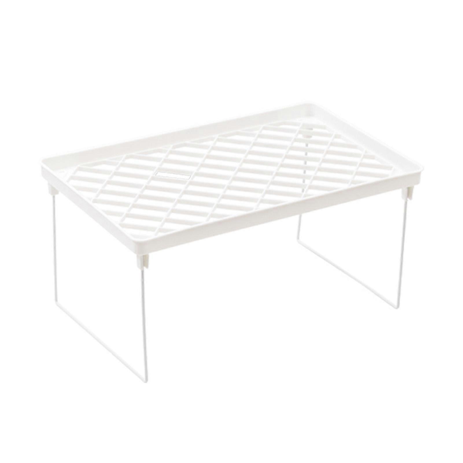 Countertop Wrought Iron Layered Storage Rack Dormitory Desktop Stackable Cabinet Inner Compartment Divider