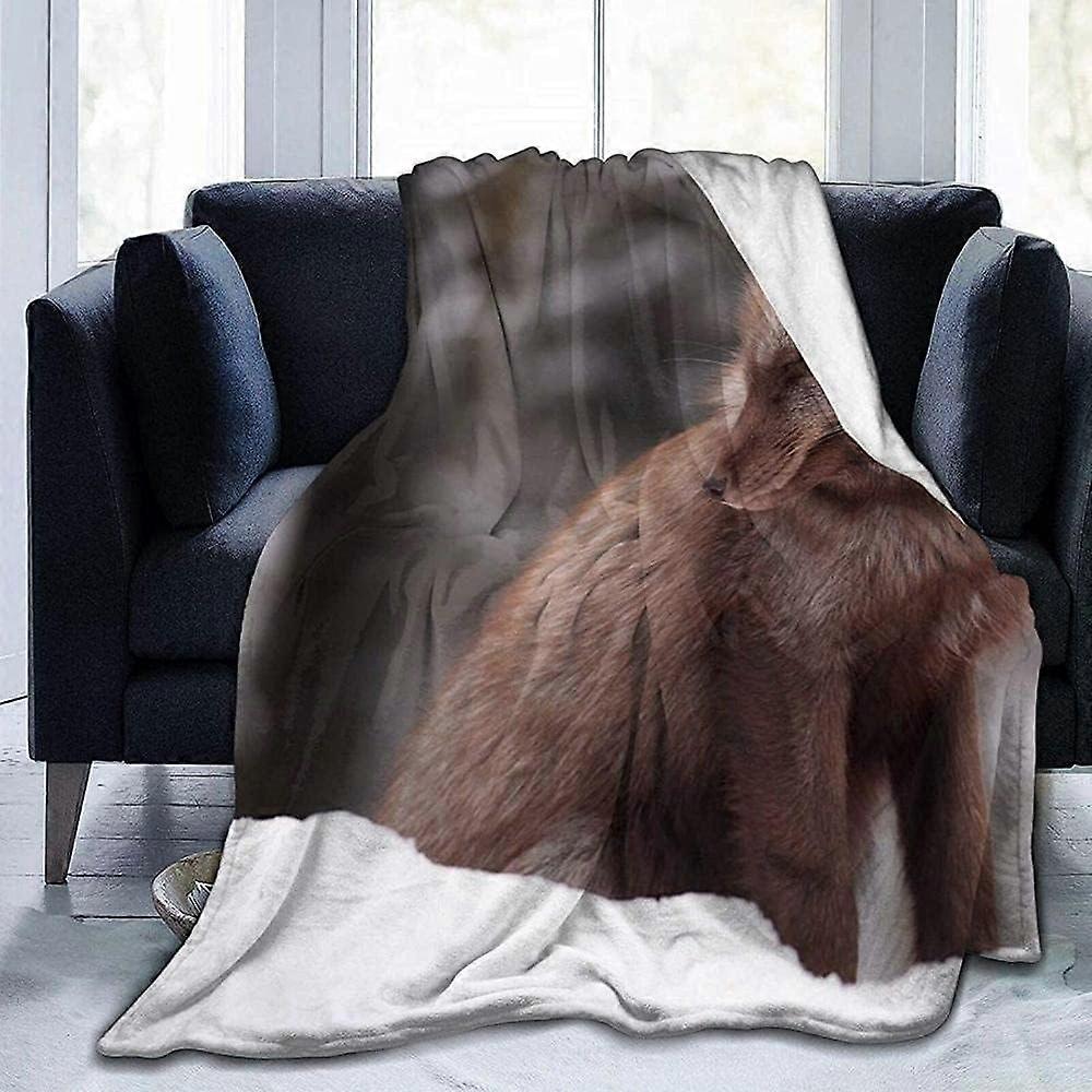 Throws For Sofa Bed Blanket Snow Winter Bokeh Touch Warm Flannel Fleece Blankets Throws For Sofa Fluffy Blanket Bed Throw For Bedroom,Couch,Travel,Kid