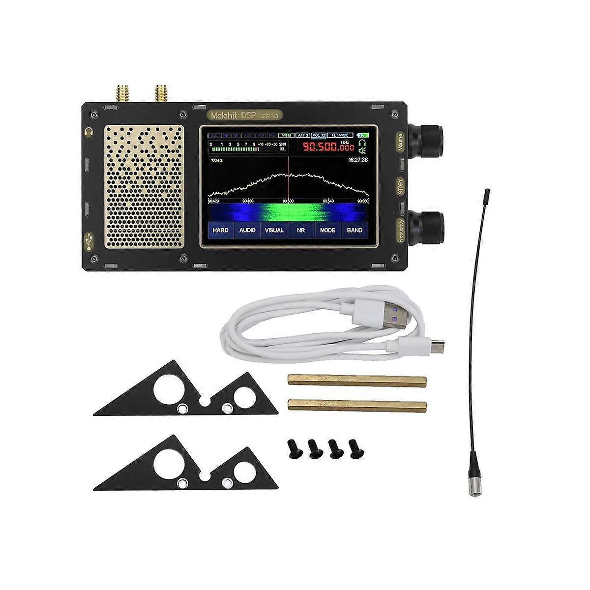 HFDY V3 Versione 1.10D 3.5 Pollici 50KHz-2GHz V1.10D Malachite SDR Ricevitore DSP SDR