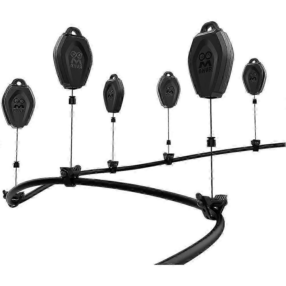VR Cable Management, 6Packs Retractable Ceiling Pulley System for /Quest 2/Rift/Rift S//