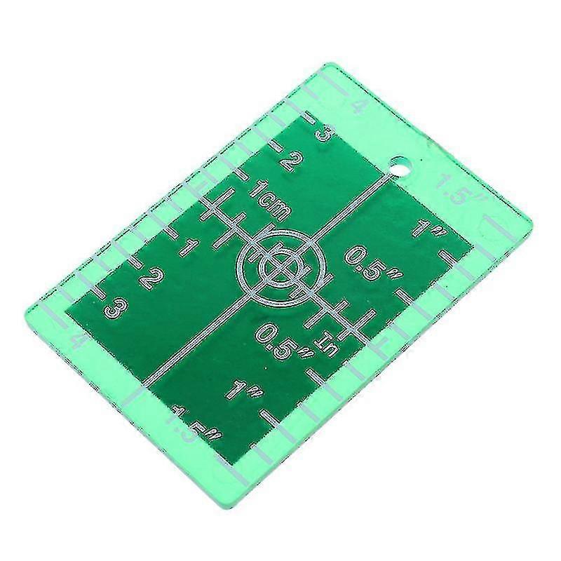 Laser Target Card Board Inch/cm(green)
