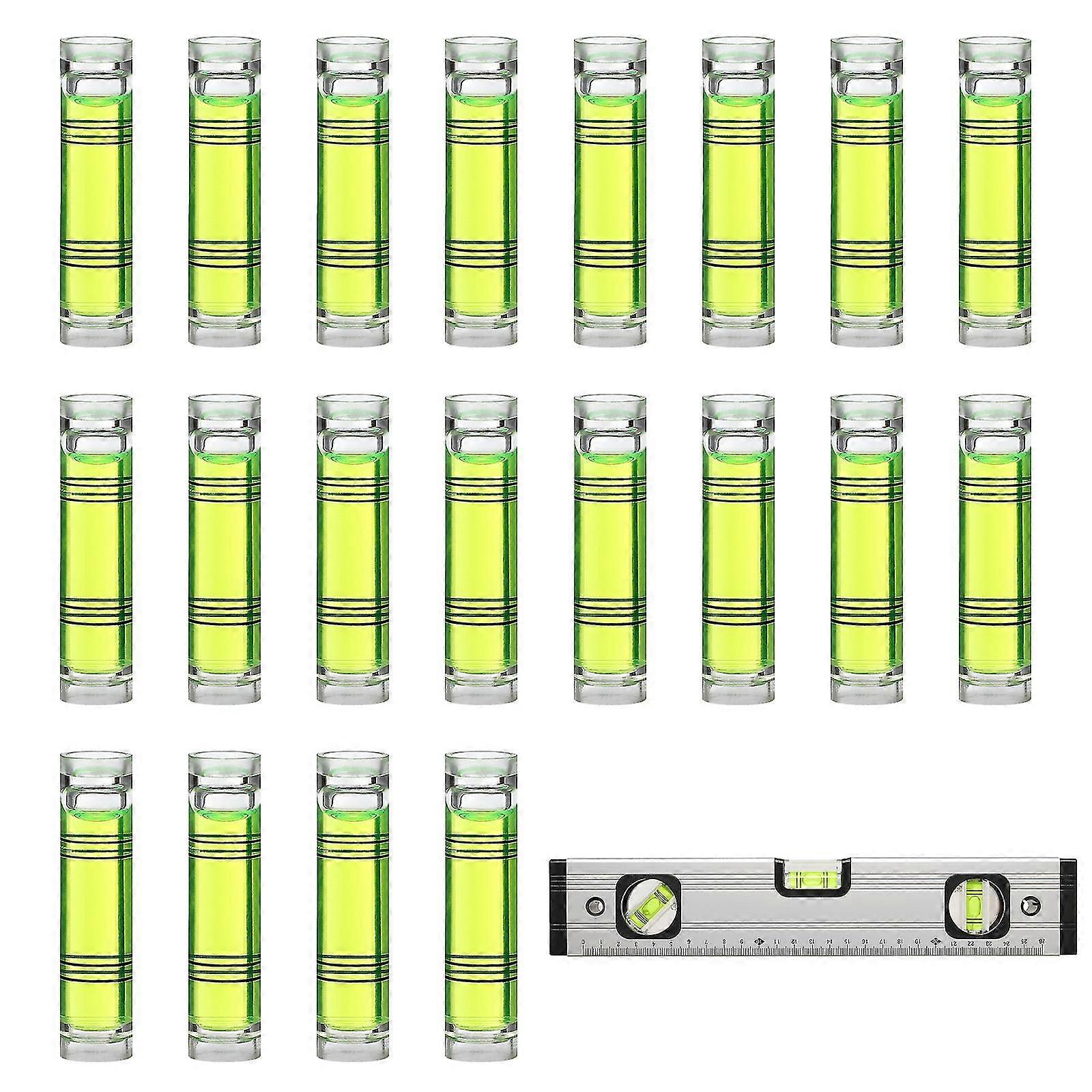 50 Pcs Tiny Horizontal Rulers Small Bubble Levels High Precision Measuring Instruments