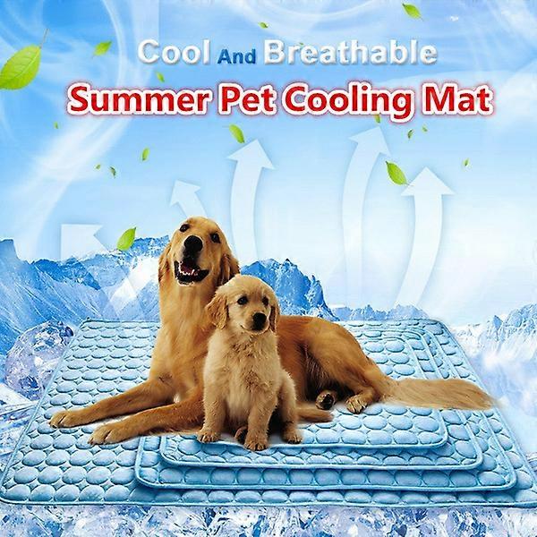 Tapis rafraîchissant pour chien, lavable, en soie glacée, pour niche, canapé, lit