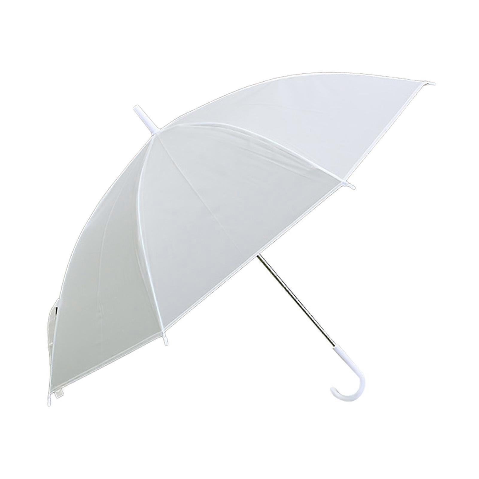 Auto Long Handle Clear Umbrellas Portable Sun Protection Umbrellas for Outdoor