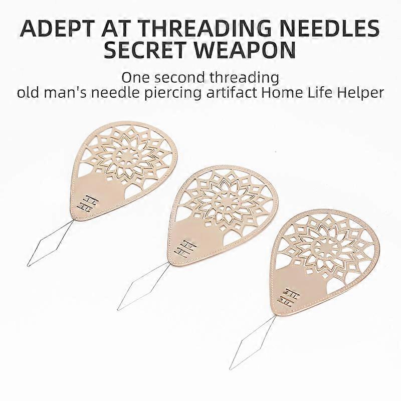 3pcs Threader Sewing Tool Stitch Insertion Tool Hand Sewing Needles Home Tools Automatic Threading Device