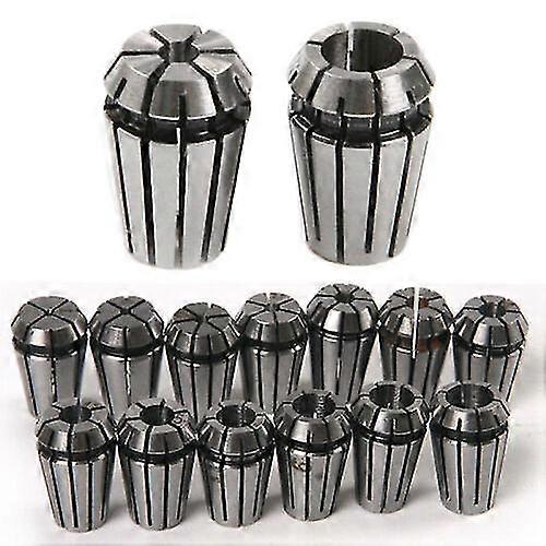 Er11 Spring Collet Set 1-7mm For Cnc Engraving Machine Lathe Mill Tool Gl(silver)(13pcs)