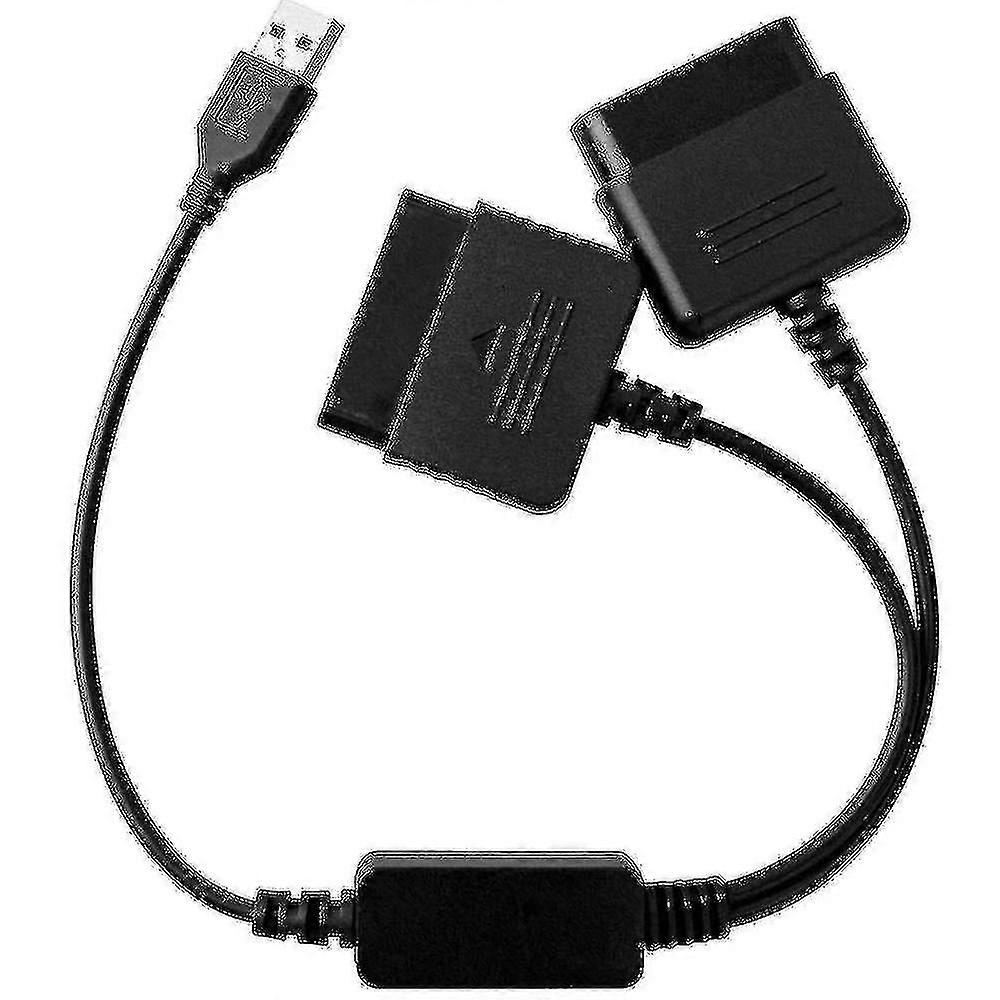 Usb to ps2/ps3 handle conversion line two in one controller adapter