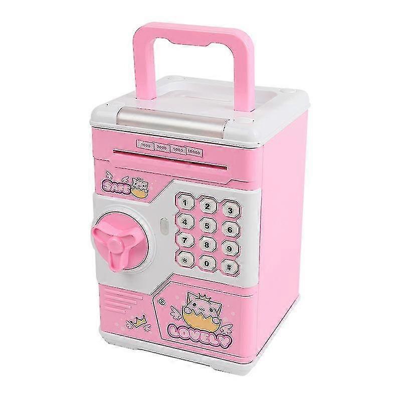 Savings Piggy Bank For Kids Children With Automatic Money Coiling Function And Personal Password Set