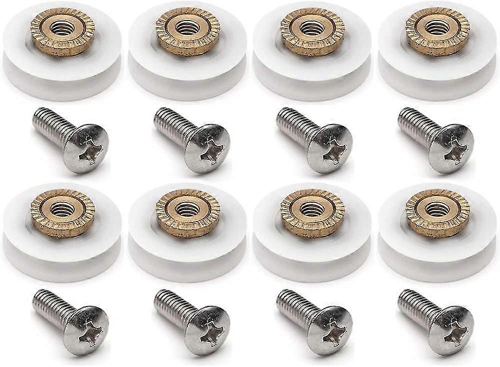 Set Of Dia 19mm Stainless Steel Shower Door Wheels Rollers