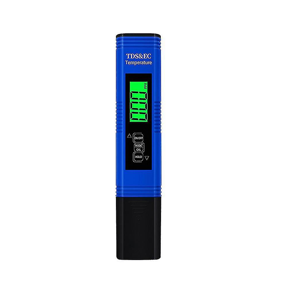 3-in-1 Tds Ec & Temperature Meter Ultrahigh Accuracy Digital Water Quality Tds Tester (blue)