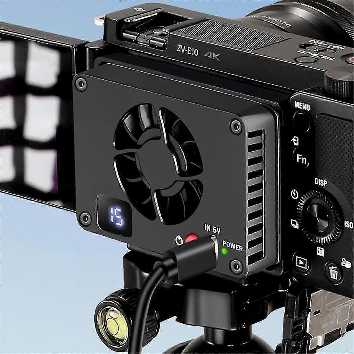 Camera Cooling System Quiet Camera Radiator Heat Sink For Zv-e10 A7m4 R5 R7 R6 Xt4 Without Screen