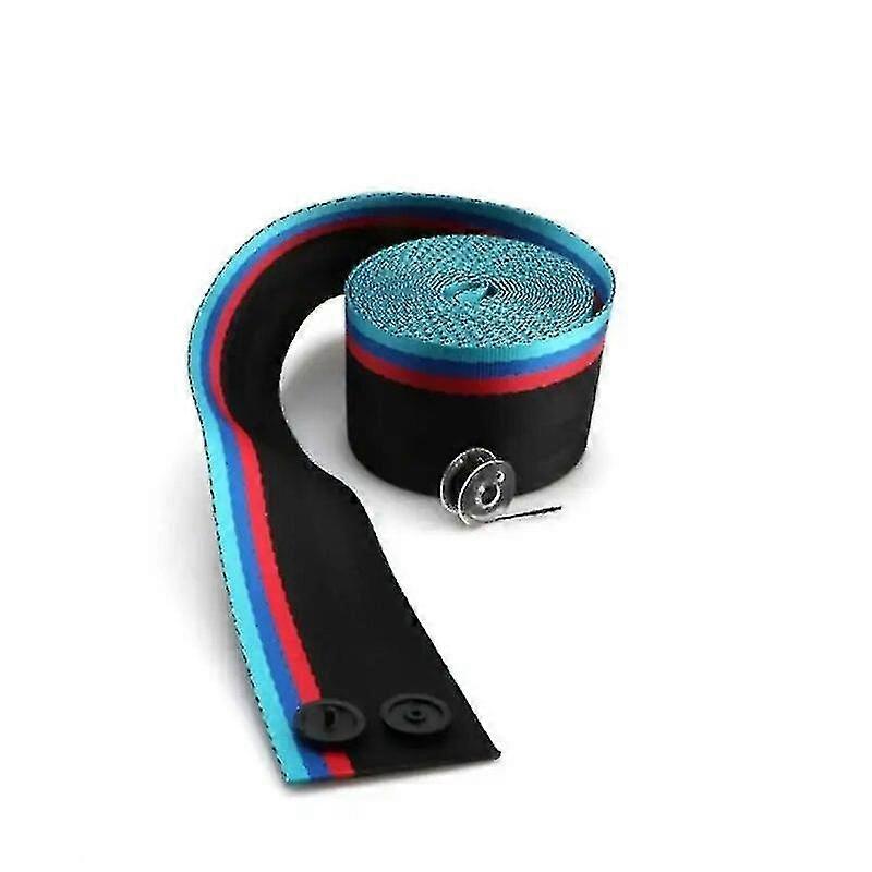 Ceinture de sécurité de voiture universelle de 3,6 m 4 .8cm de large Imitation colorée en nylon Ceinture de sécurité modifiée de voiture Harnais Sangles