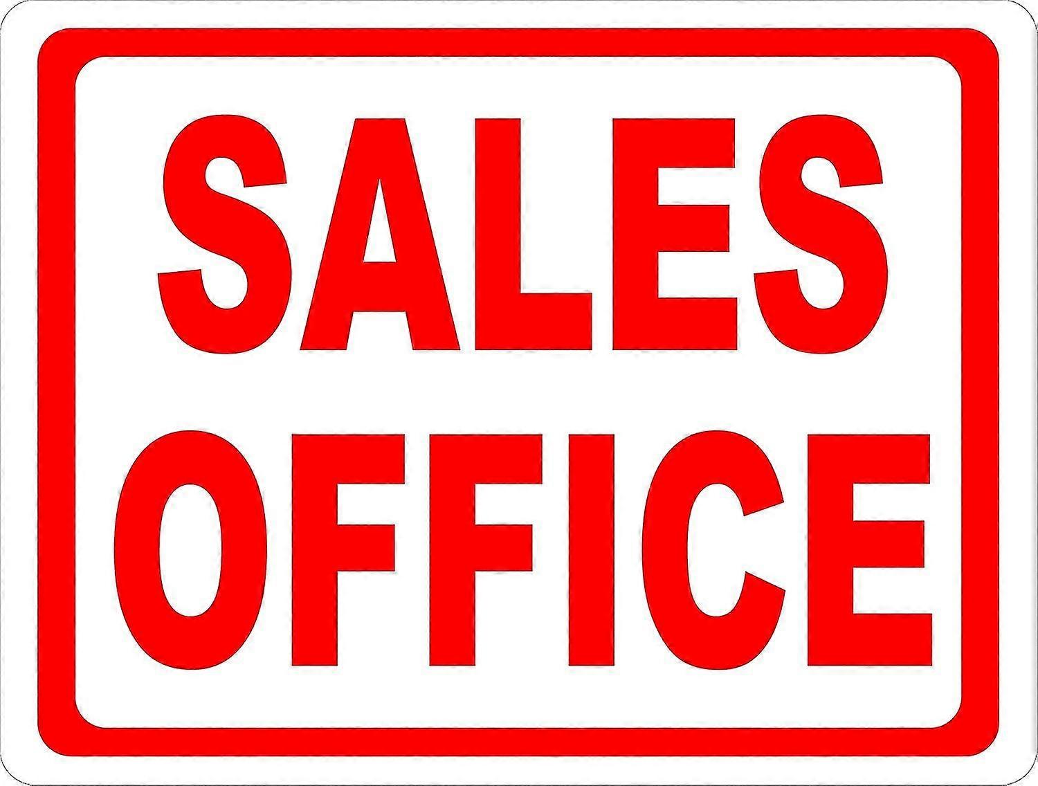 Sinal do Escritório de Vendas. 8x12 polegadas OU 12x16 polegadas de metal. Modo 2660