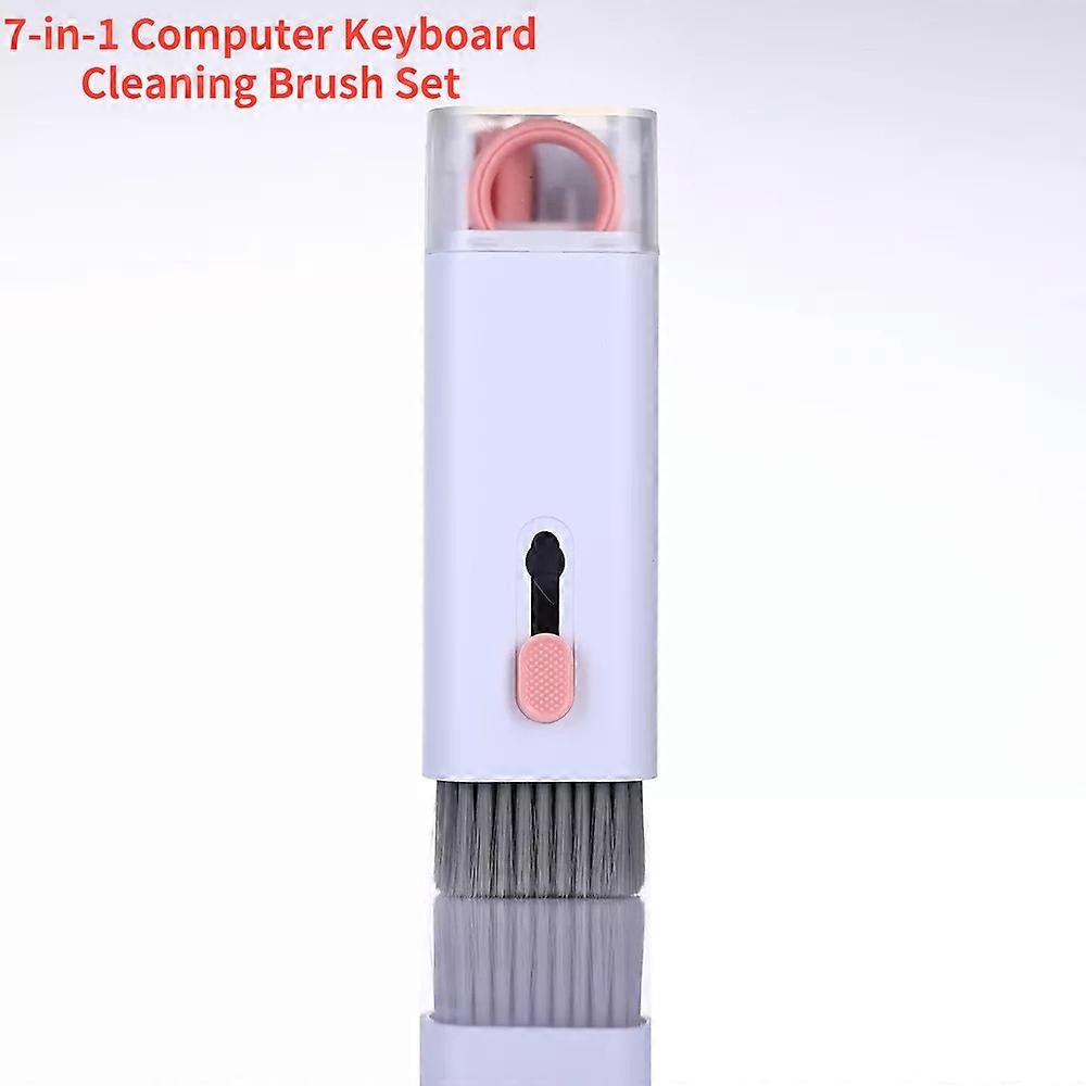 Computer Keyboard Cleaning Brush Set 7-in-1 Earphone Cleaning Pen Headset Keyboard Cleaning Tools Cleaner Keycap Puller Kit
