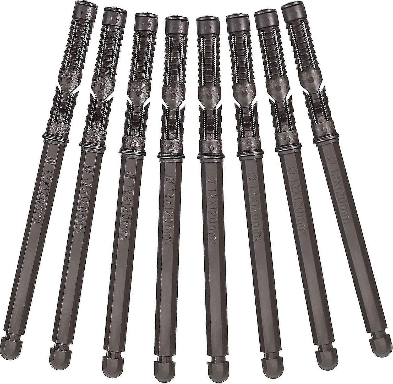 8 Piece Concealed Floating Shelf Brackets, Invisible Wall Bracket Shelf Bracket, Heavy Duty Bracket For Diy Floating Board Wall Shelves (12*120mm)