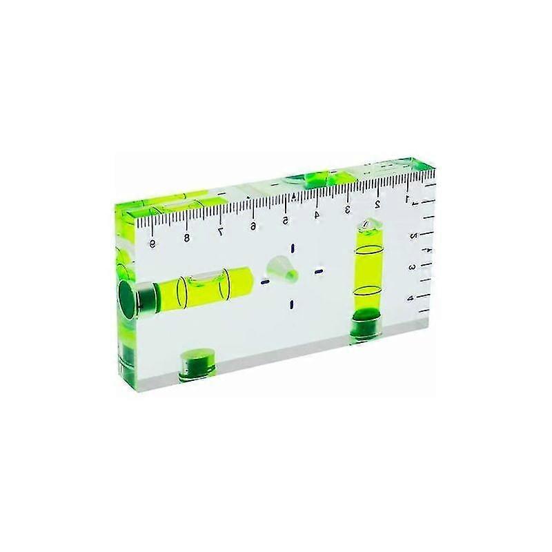 Transparent T Type With Magnetic Multifunction Scale Spirit Level 95 x 51 13 x mm