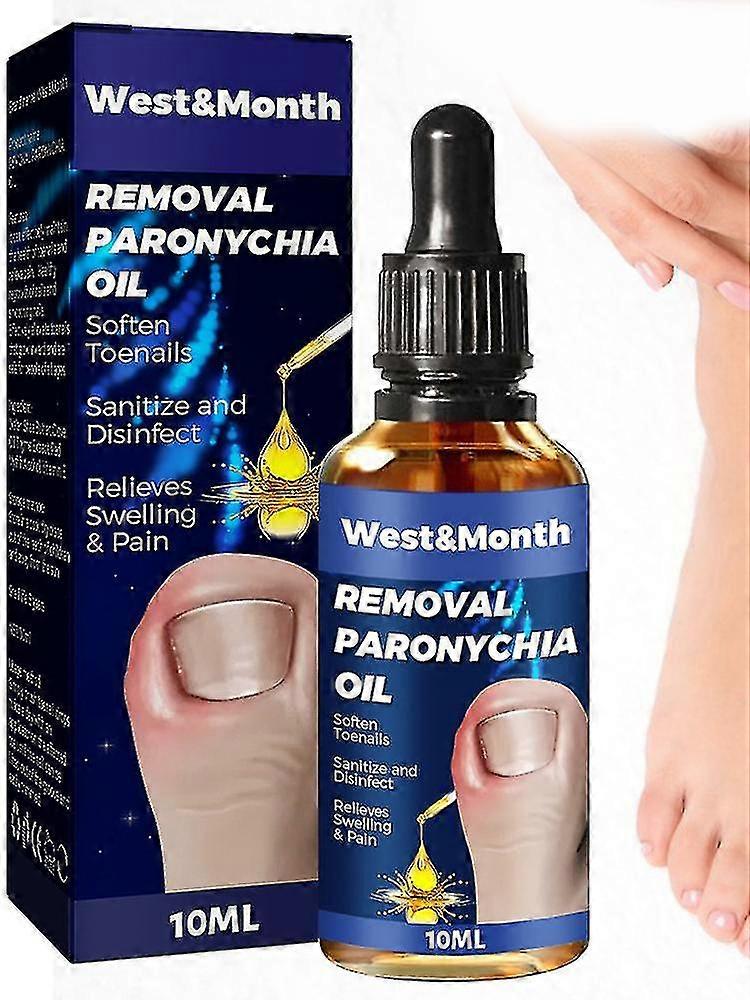 Zehennagelpflegeöl zur Entfernung von Paronychie, einwachsendes Zehennagelbehandlungsöl 10ml