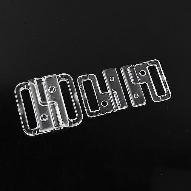 30Sets Plastic Bikini Buckle 10/15/20/25mm Resin Front Closure Adjustor Snap Button Underwear Bra Bow Tie Clasp Sewing Accessory