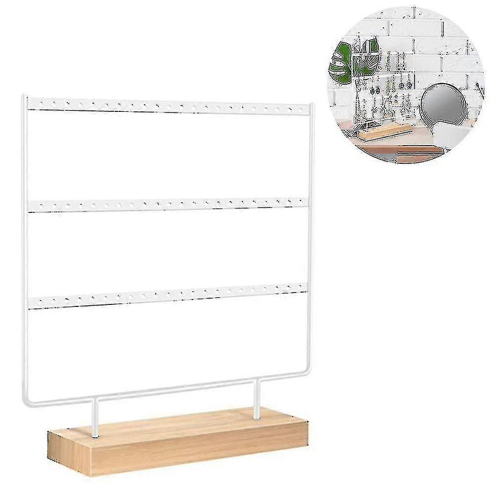 Cercel D simple 3-tier Rative Bijuterii H Display