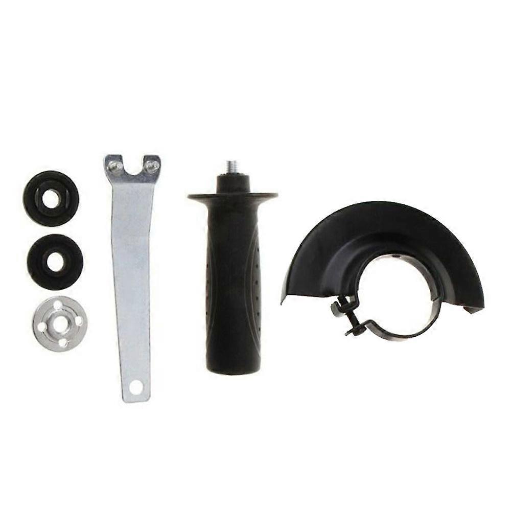 Plastic Angle Grinder Parts Black Tool Supplies 6pcs Kit Outer Lock Nuts