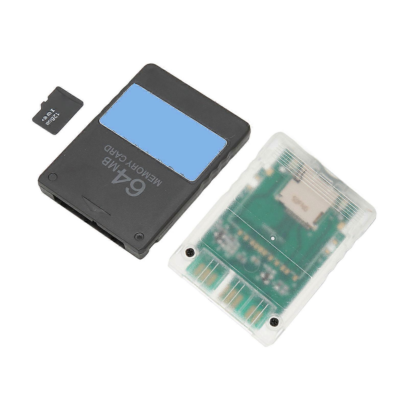 PS2 Memory Card Adapter for 128G 64MB Support SCPH Consoles