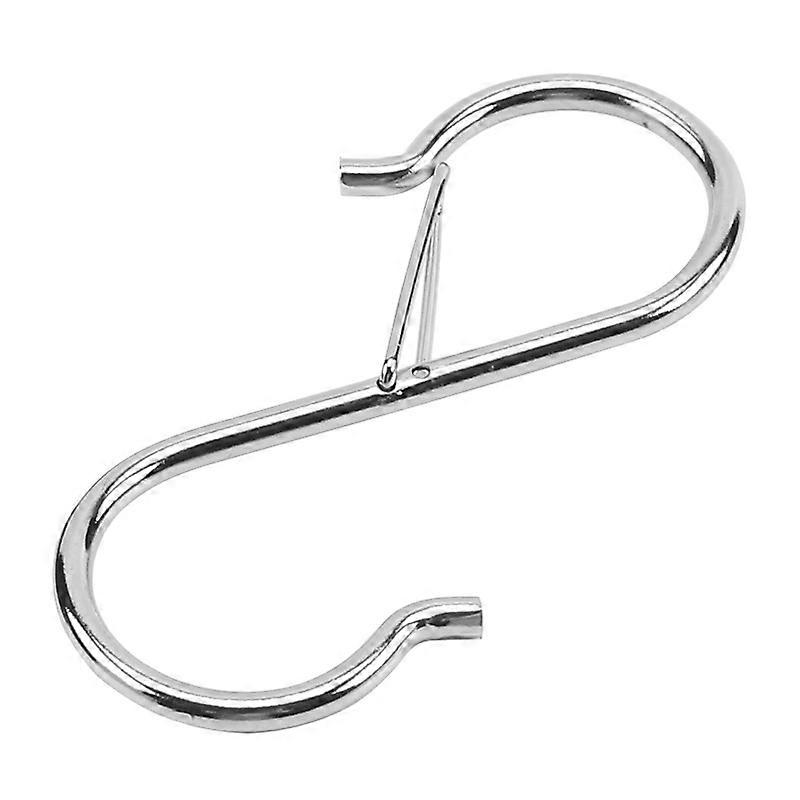 12 S-Hooks S-Hooks Metal Silver