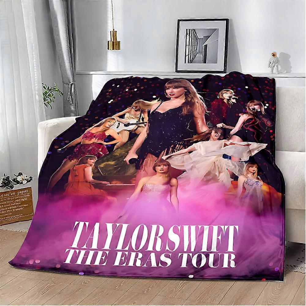 Sød tegneserie trykt tæppe picnic tæpper varmt tæppe bløde s-swifts behageligt tæppe hjem rejse fødselsdag t-taylors gave