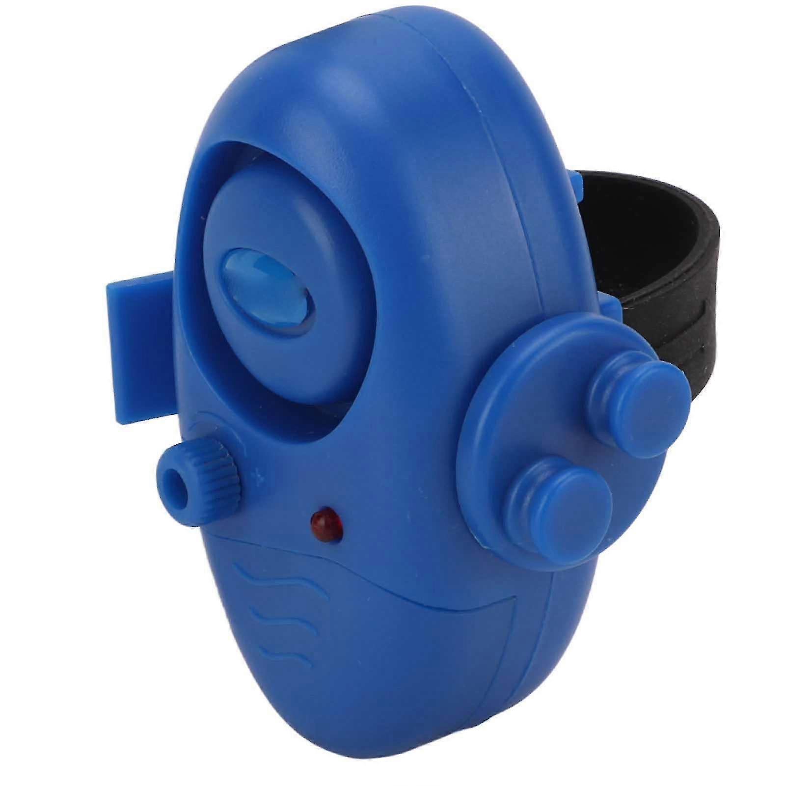Electronic Fishing Bite Alarm with LED Indicator and Sound Alert - Blue ABS
