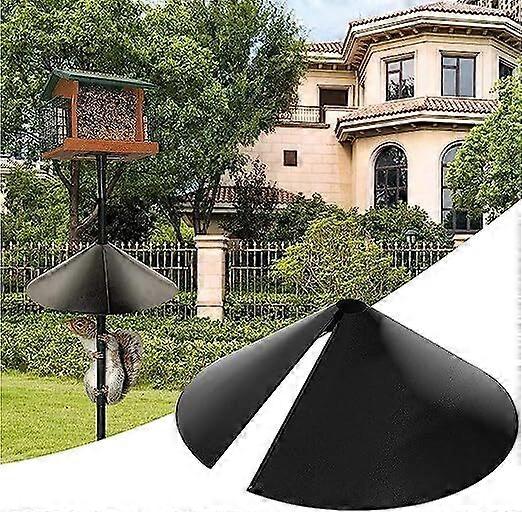 Wrap Around Squirrel Baffles for Protecting Hanging Bird Feeders and Bird Houses