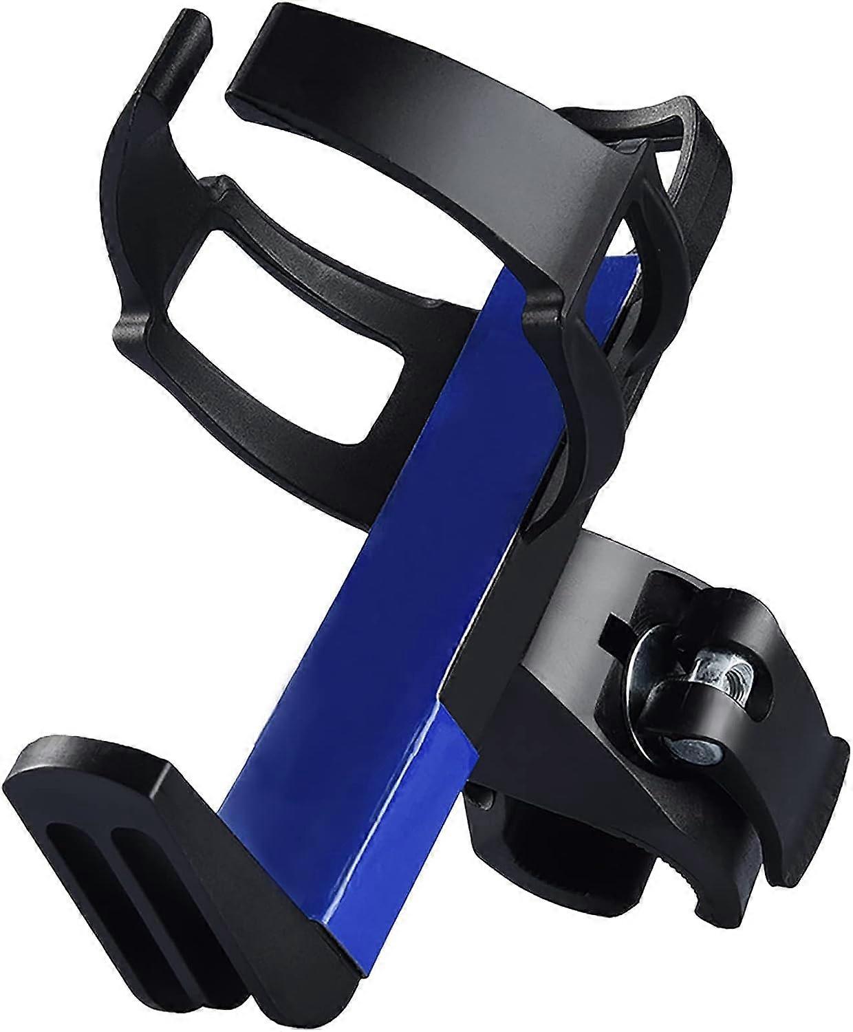 قفص زجاجة مياه الدراجة: حامل مشبك قابل للتدوير عالمي قابل للتعديل بدون مسامير ، رف تحميل شراب كبير للدراجات ، حامل جانبي خفيف الوزن واسع لركوب الدراجات